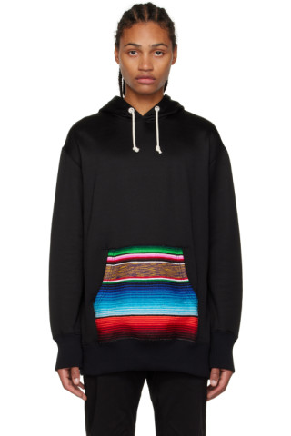 Junya Watanabe: Black Comme des Garçons Edition Striped Hoodie