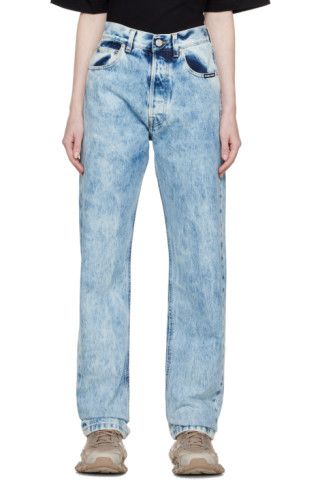 VTMNTS: Blue Boiled Jeans | SSENSE