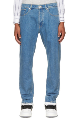 Lanvin: Blue Tapered Jeans | SSENSE