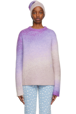 Purple Gradient Sweater by ERL on Sale