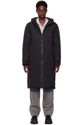 Nobis: Black Wayland Reversible Down Jacket | SSENSE UK