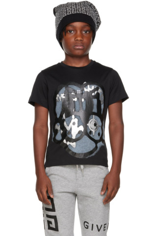 Kids Black Chito Edition T-Shirt by Givenchy | SSENSE Canada