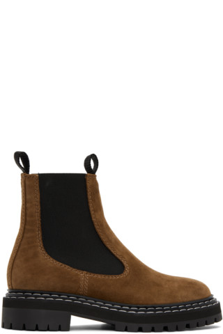 proenza schouler leather chelsea boots