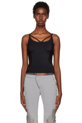 HELIOT EMIL: Black Semblance Tank Top | SSENSE Canada