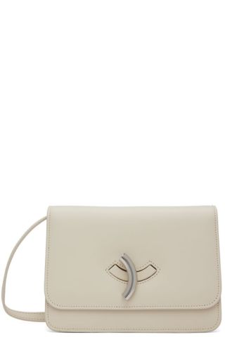 Little Liffner Mademoiselle Patent Bag - Ivory