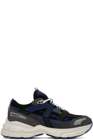 Axel Arigato: Black & Blue Marathon R-Trail Sneakers | SSENSE