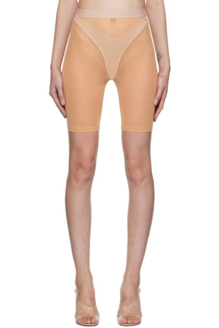 Ssense Donna Sport & Swimwear Abbigliamento sportivo Shorts sportivi Beige Sylvia Combo Sport Shorts