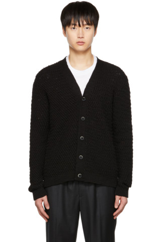 Barena: Black Salarol Picheto Cardigan | SSENSE