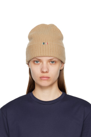 Tan N°211 Ami Beanie by extreme cashmere on Sale