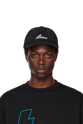 We11done: Black Washed Cap | SSENSE