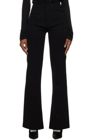 Buy Black Cotton Flared Pants For Women by Corpora Studio Online