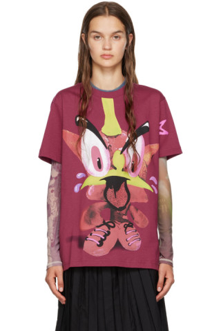 ZARA PINK BUNNY T-SHIRT GRAPHIC PRINT