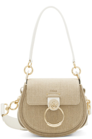 Chloé Brown & Beige Small Tess Bag