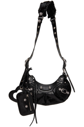 Balenciaga: Black XS 'Le Cagole' Shoulder Bag | SSENSE