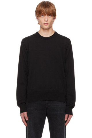 The Row: Black Panetti Sweater | SSENSE