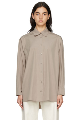 Imp Down Shoulder Shirt China Town Light Baige