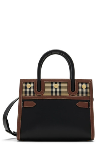 Burberry Title Mini Vintage Check Tote Bag - Bergdorf Goodman