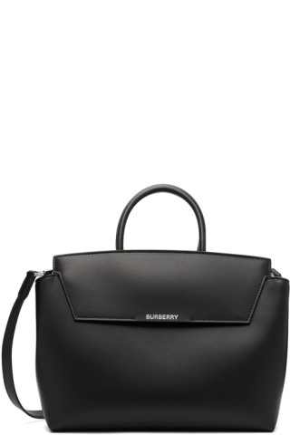 Burberry: Black Medium Catherine Bag | SSENSE