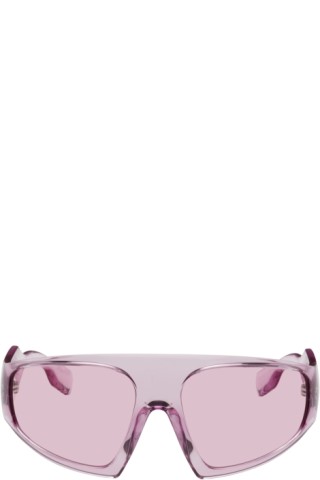 Burberry: Pink Auden Sunglasses | SSENSE