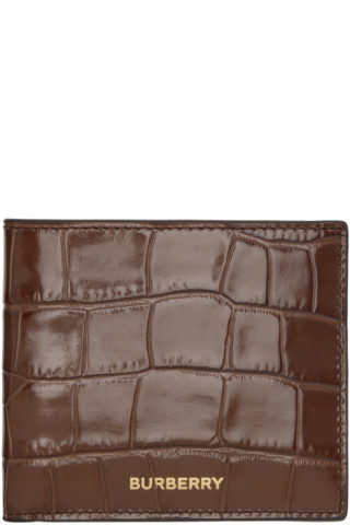 Pollini Heritage Monogram Wallet Brown / Cream - Buy At Outlet Prices!