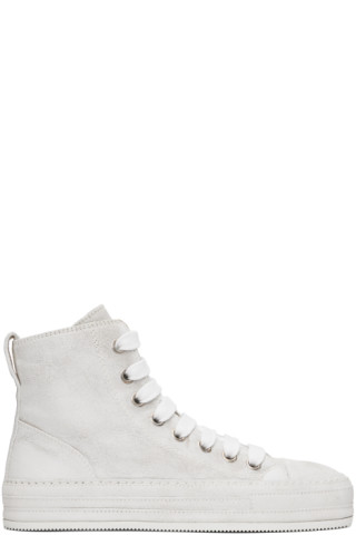 【関税込み】Ann Demeulemeester ホワイト Raven スニーカー Ann Demeulemeesterのホワイト Raven スニーカーがセール中