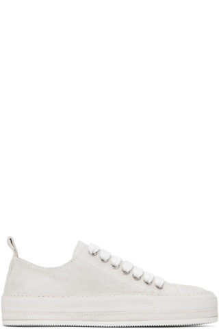 White Gert Sneakers by Ann Demeulemeester on Sale