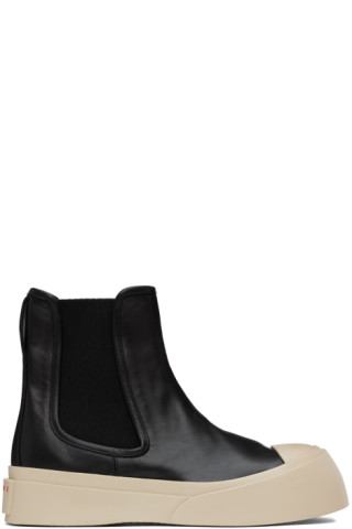 Marni: Black Pablo Chelsea Boots | SSENSE