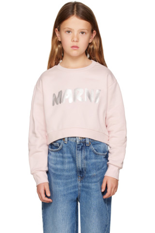 Kids Pink Printed Sweatshirt by Marni | SSENSE