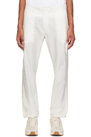 SSENSE Exclusive White Cargo Pants by Descente ALLTERRAIN on SSENSE Exclusive White Cargo Pants by Descente ALLTERRAIN on