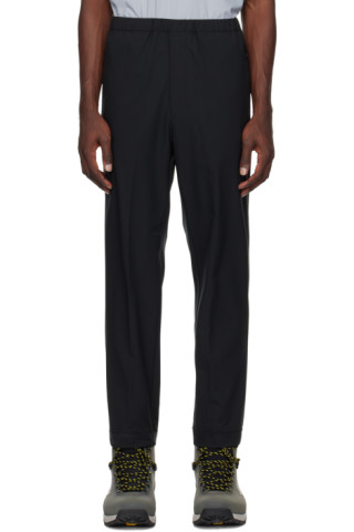 Pantalon Versace Imprimé Baroque Français Noir Et Blanc - Taille 54 - S/S 2018 - Extensible - Occasion Excellent état