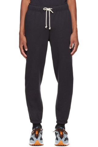 New Balance: Black Made in USA Core Lounge Pants | SSENSE