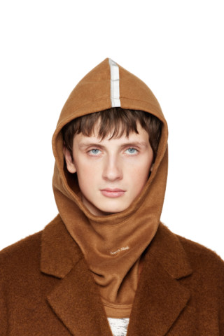 UNDERCOVER: Brown Felted Balaclava | SSENSE Canada