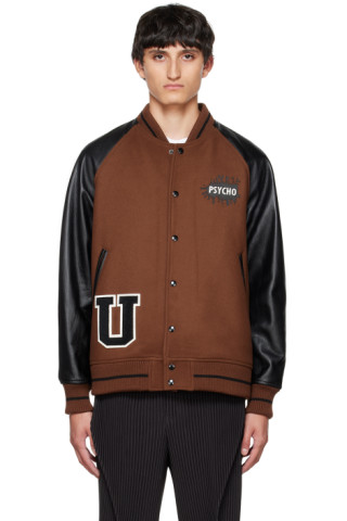 Undercover: Brown Patch Jacket | SSENSE