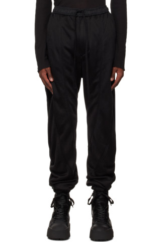 Black Track Lounge Pants by Julius on Sale