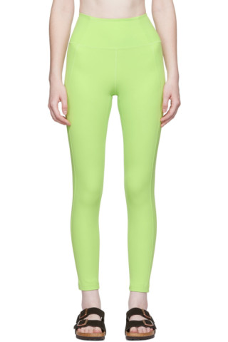 Green Compressive High-Rise Leggings by Girlfriend Collective on Sale