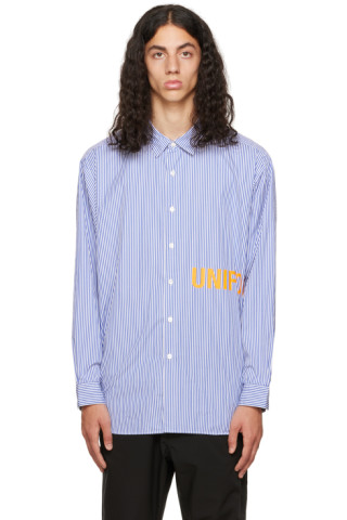 Uniform Experiment: Blue & White Striped Shirt | SSENSE