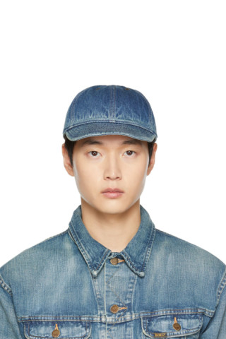 Indigo Denim Cap by RRL on Sale