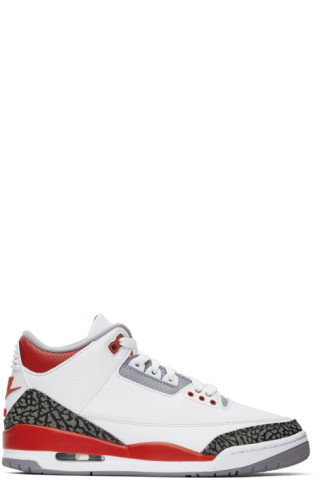 jordan 3 black white red