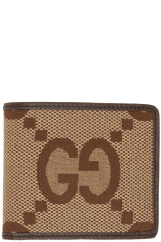 GUCCI Wallet JUMBO GG in camel/ brown