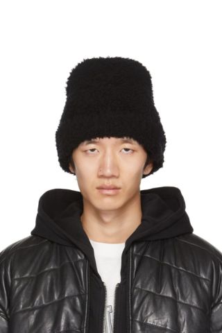 FREI-MUT: Black Lorenz Beanie | SSENSE Canada