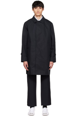 Nanamica: Black Soutien Coat | SSENSE