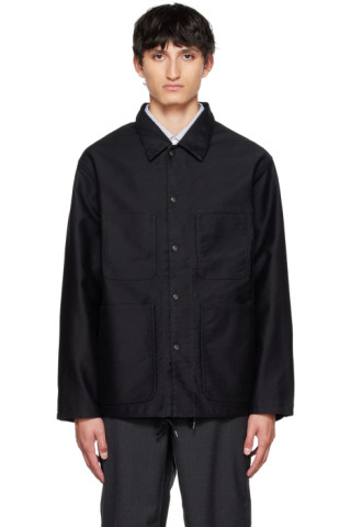 Nanamica: Black Dock Jacket | SSENSE