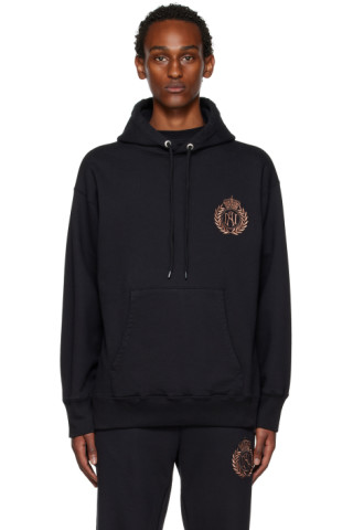 Awake NY: Black Nanamica Edition Hoodie | SSENSE