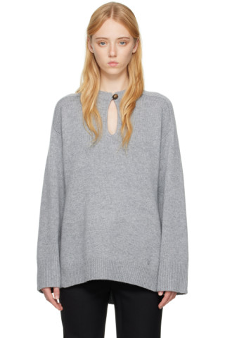 Loulou Studio: Gray Beas Sweater | SSENSE