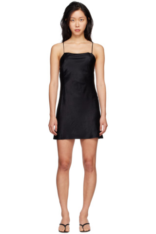 【関税込み】THIRD FORM SSENSE限定 ブラック Crush ミニドレス SSENSE Exclusive Black Crush Minidress by THIRD FORM on Sale