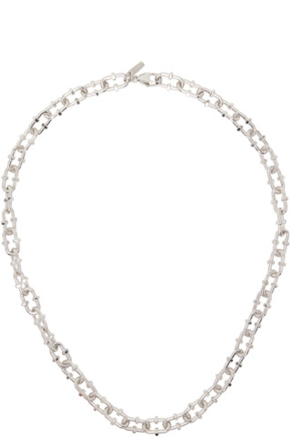 Silver Ovex Link Necklace by Hatton Labs on Sale