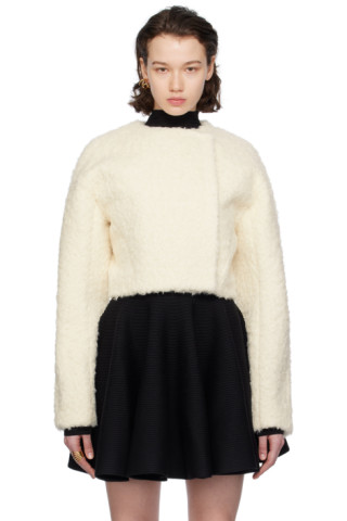 【関税込み】ALAIA オフホワイト Petite Veste ジャケット 222483F063000_1.jpg