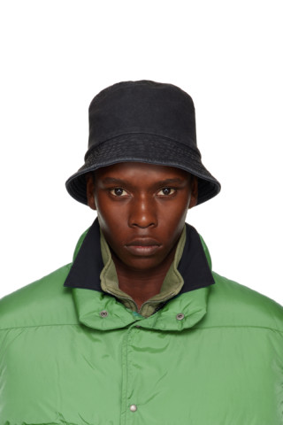 visvim: Navy Dome Bucket Hat   SSENSE