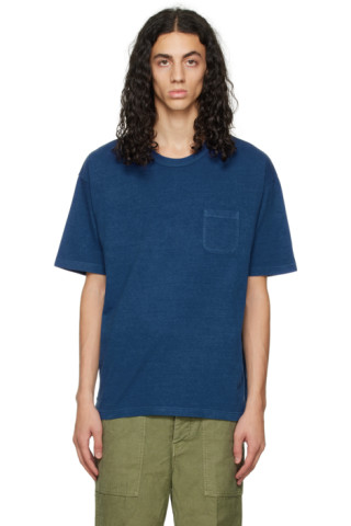 visvim: Blue Jumbo T-Shirt | SSENSE