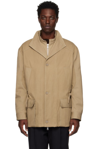 Khaki Beuys Field Jacket by Magliano on Sale